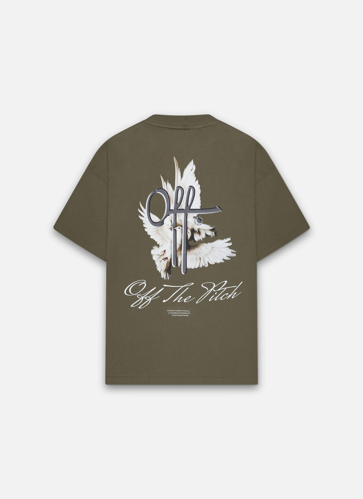 Rebirth oversized tee, Dark green, hi-res