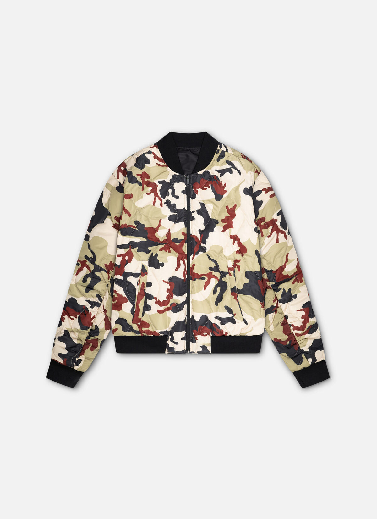 Reversible Bomber, Black, hi-res
