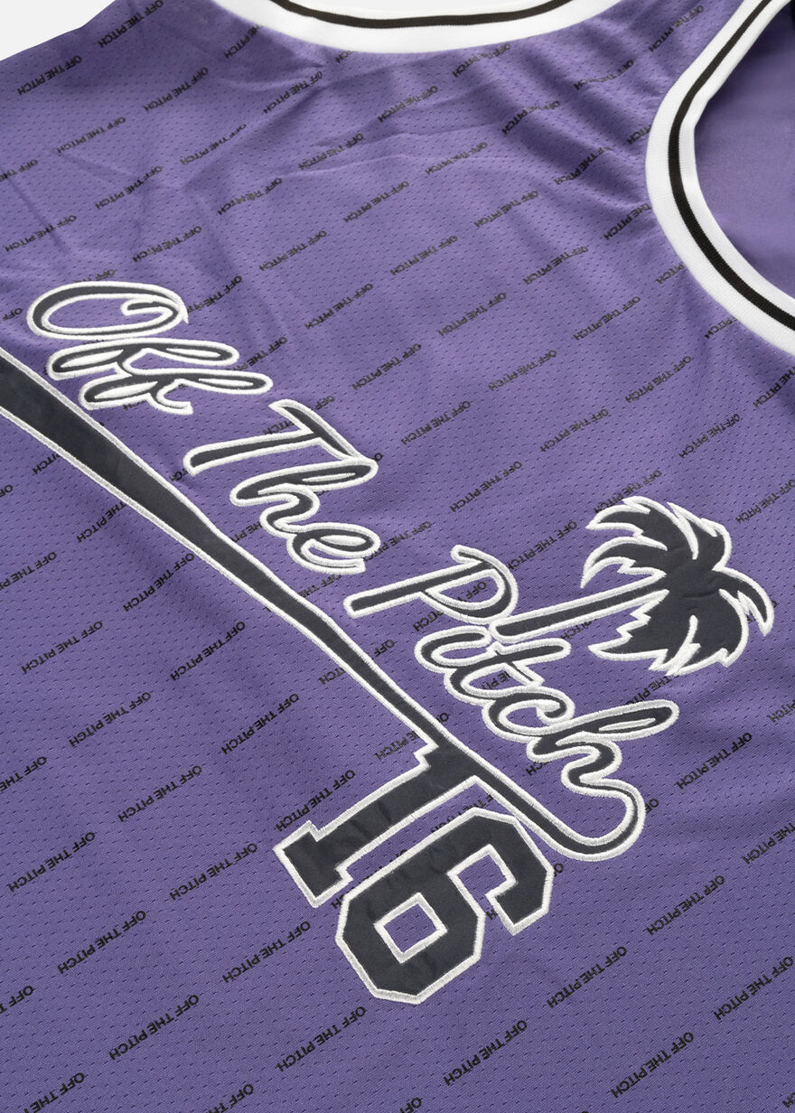 Tropea Basketball Top - 100% Polyester, Purple, hi-res