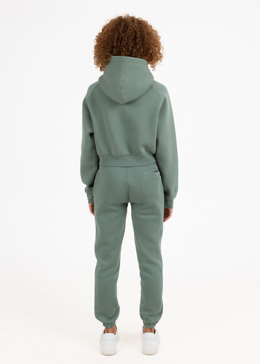 Comfort Sweat Suit Women - 100% Cotton, Forest Green, hi-res