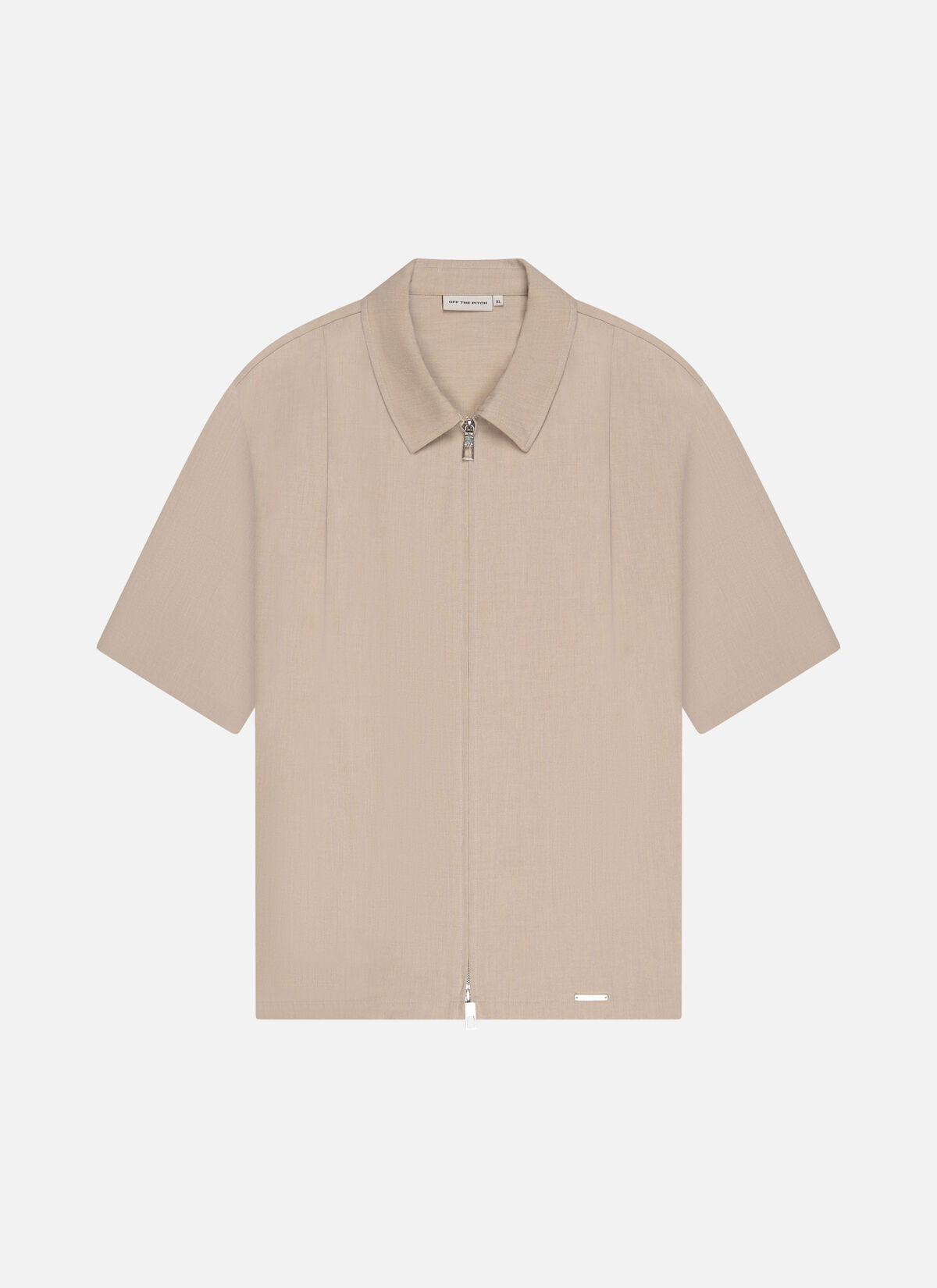 Pleated Marais Shirt, Sand, hi-res