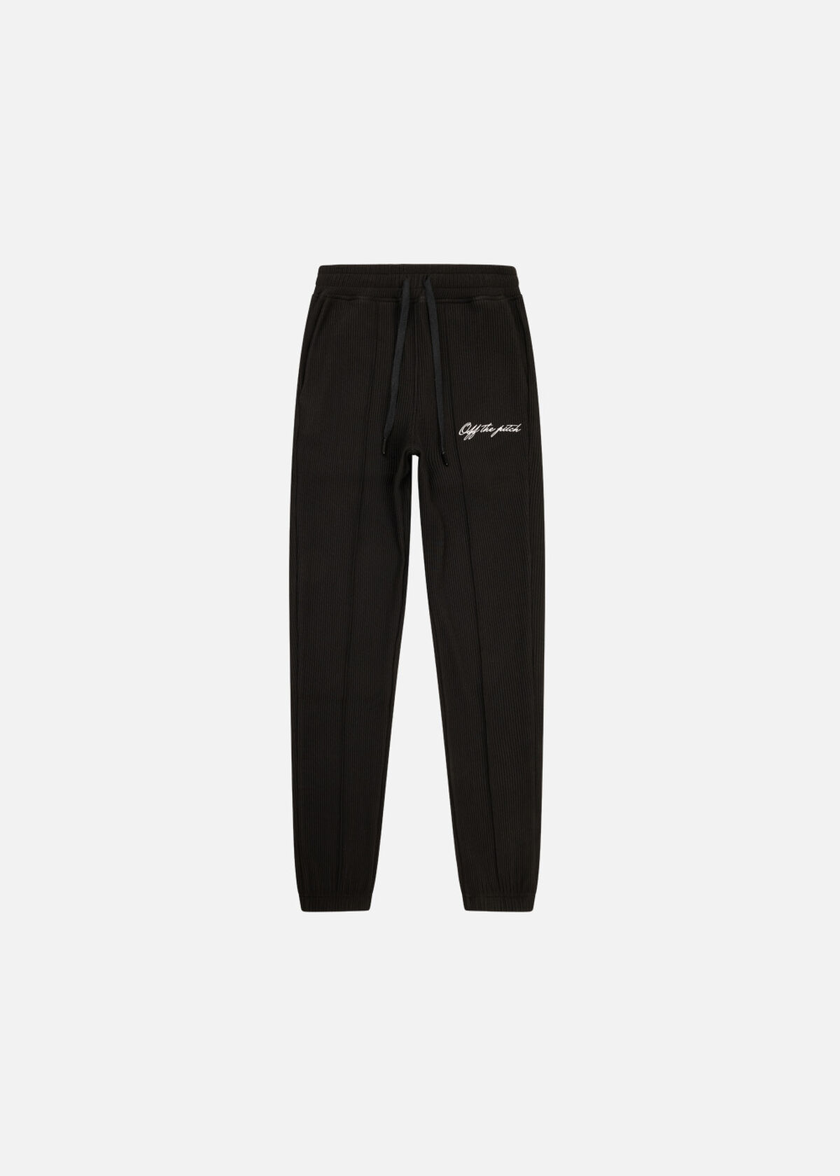 Script Rib Jogger Women, Black, hi-res