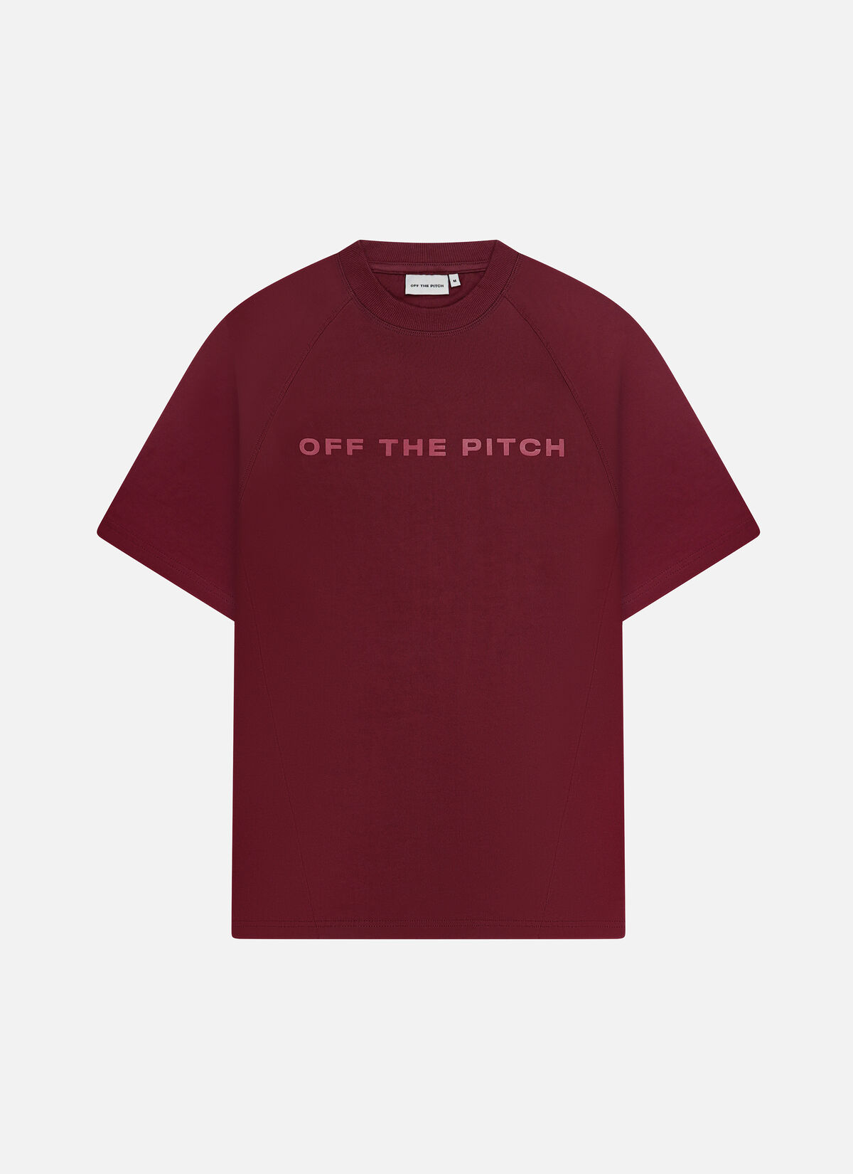 Raglan Loose Fit Tee, Dark red, hi-res