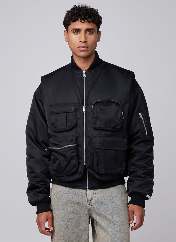 Double Layerd Bomber Jacket