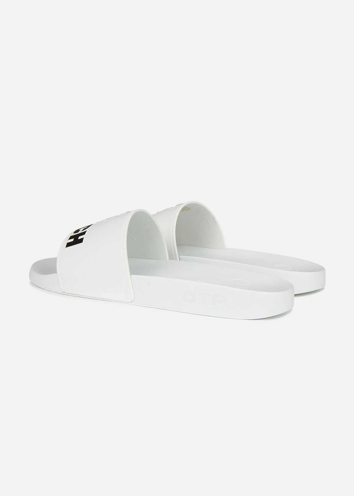 Slide Off - Khaki - Logo strap, White, hi-res