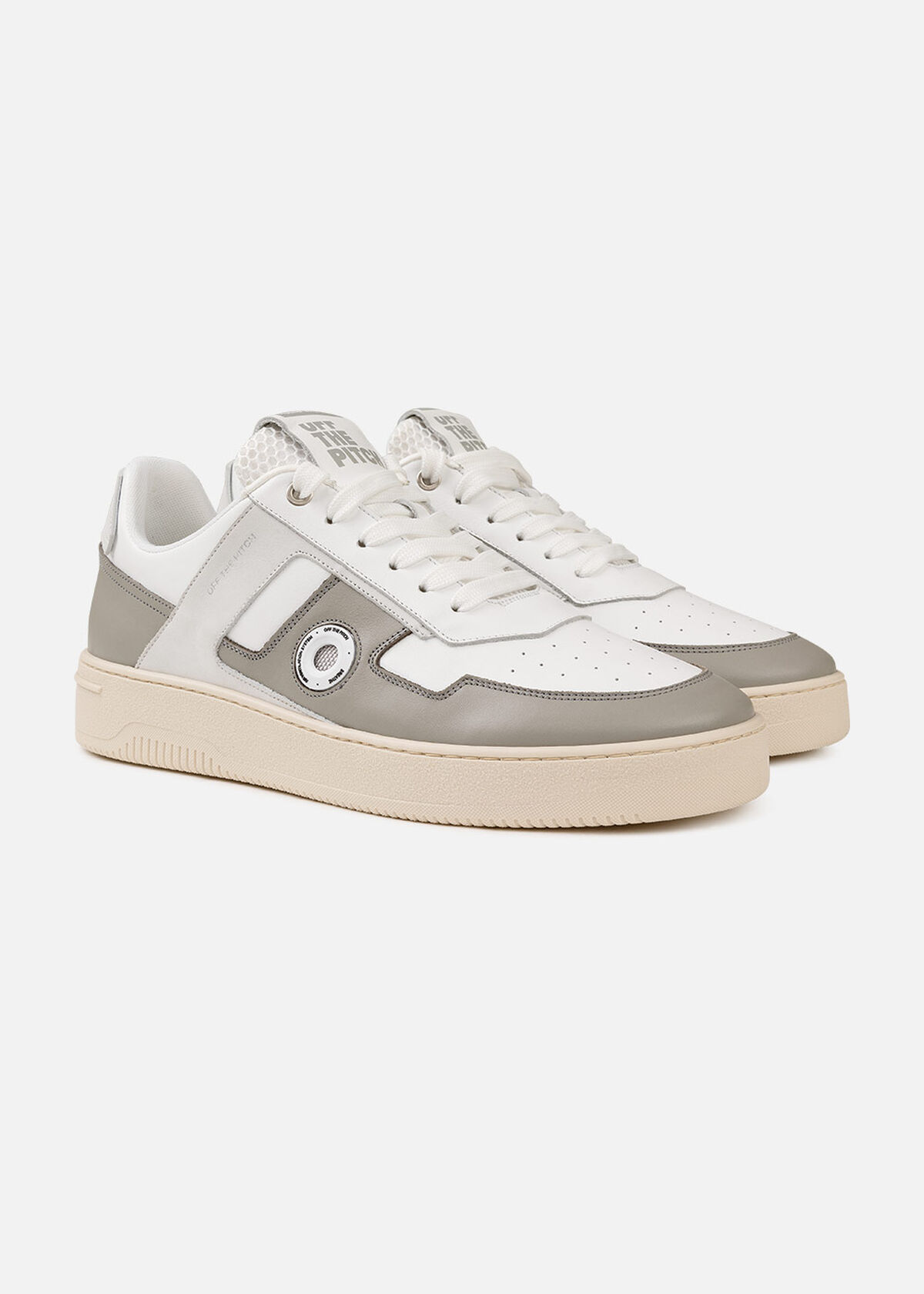 Sky Force - Leather / Nubuck, Grey/White, hi-res