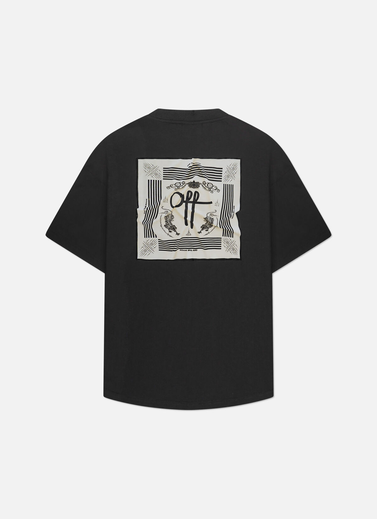 Temple Oversized Tee, Black, hi-res