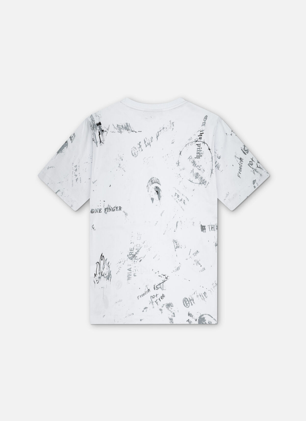 Rebellion oversized tee, White, hi-res