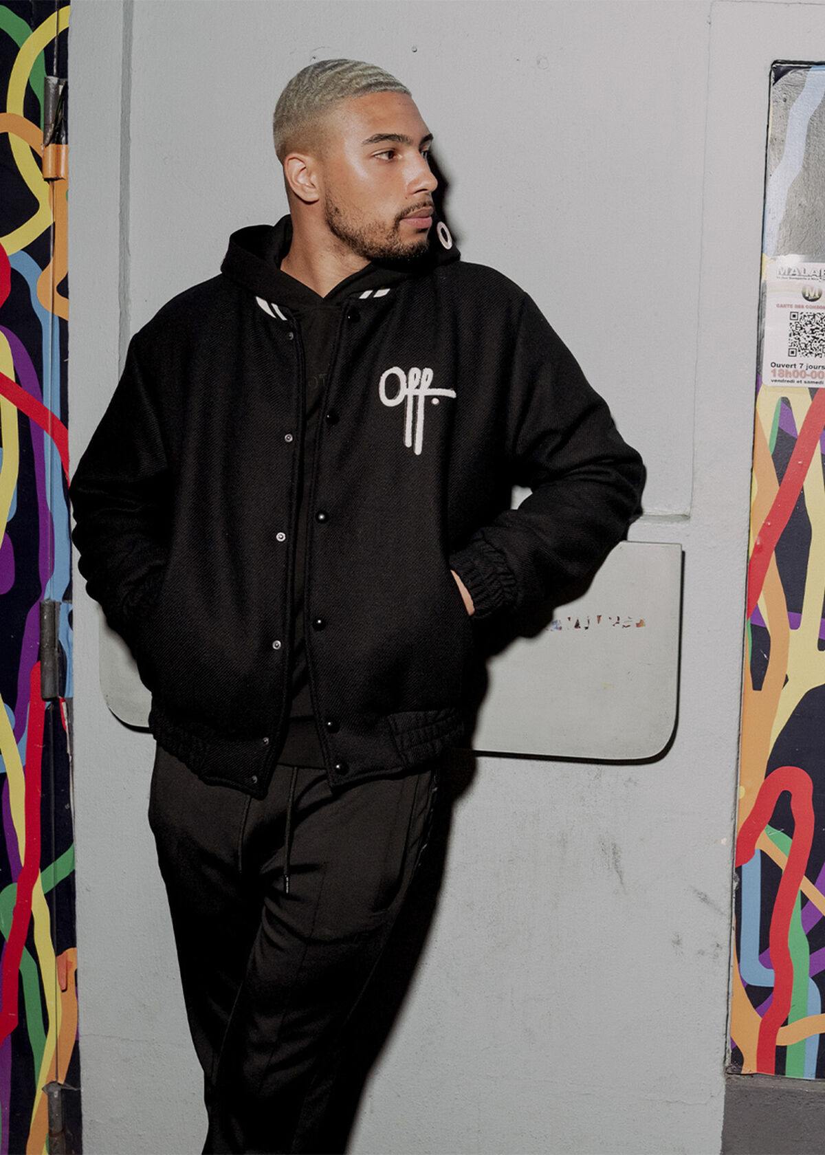 Souvenir Jacket - 80% Wool/20% Polyamide, Black, hi-res