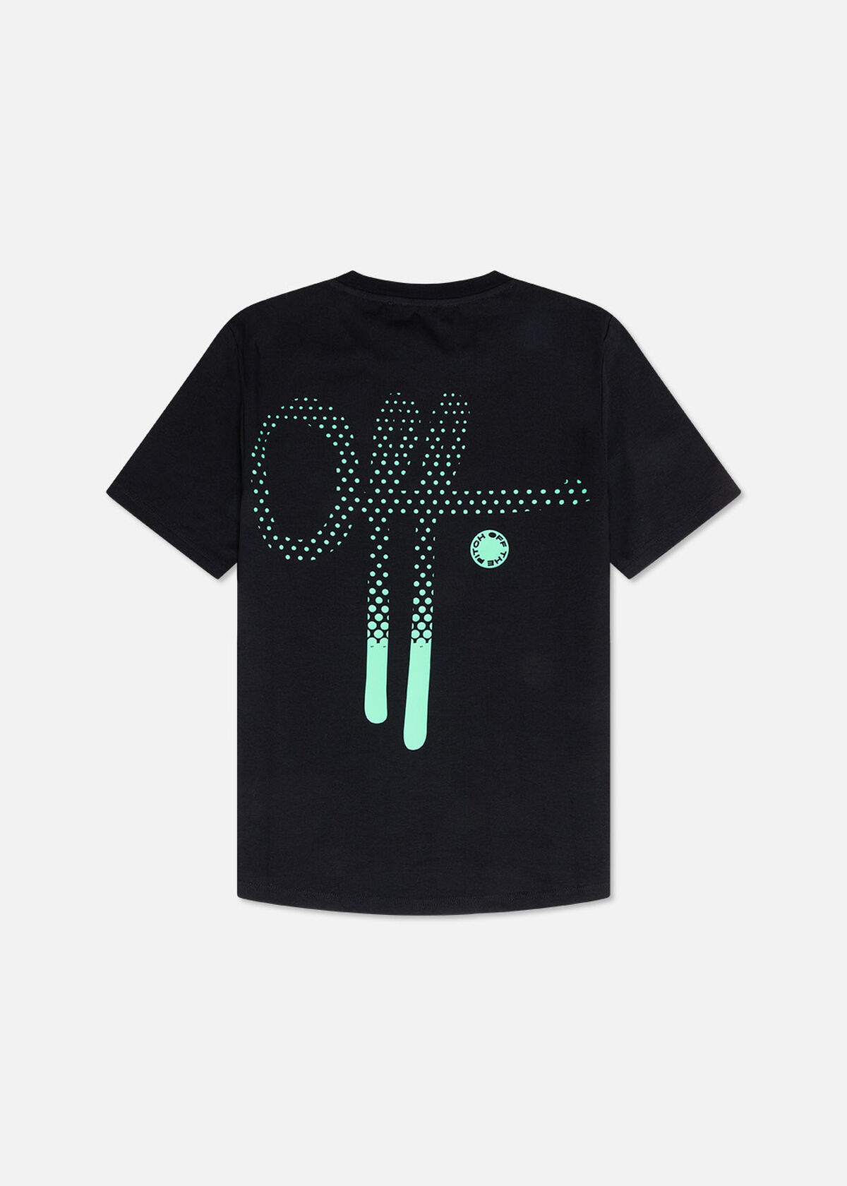 Dotted Fullstop Slim Fit Tee, Black, hi-res
