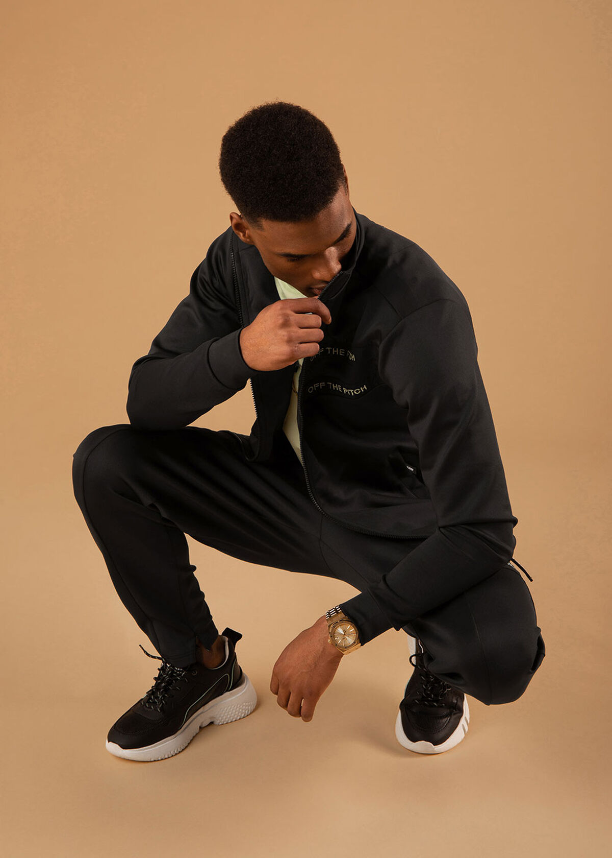 The Mercury Suit - Black - 92% Polyester 8% Elasta, Black, hi-res