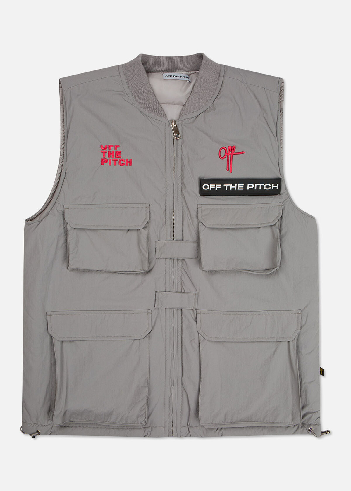 The Comet Utility Vest - Silver Grey - 100% Polyes, Silver, hi-res