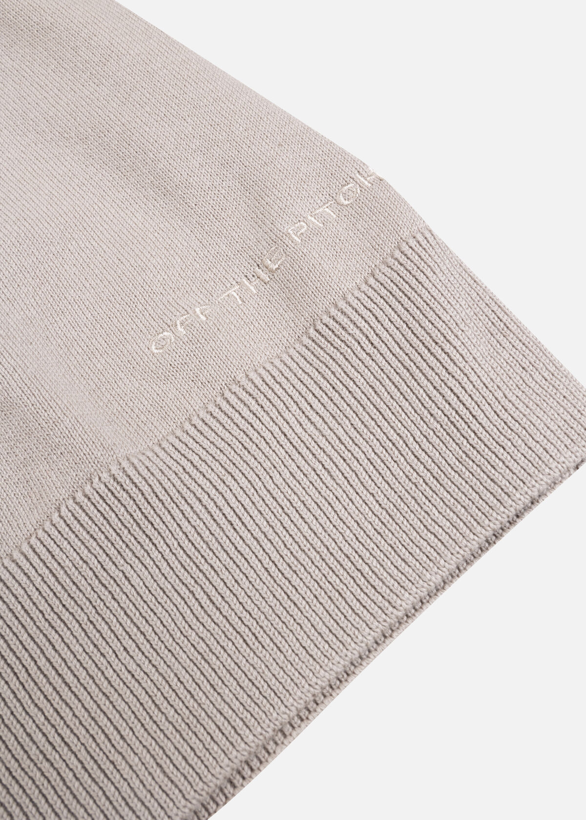 Smart Knitted Polo, White/Green, hi-res