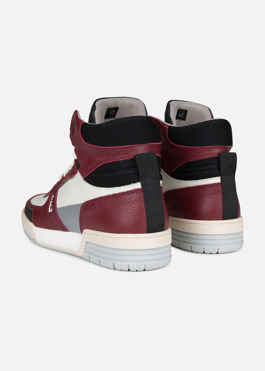 Basketta Hi, Red/White, hi-res