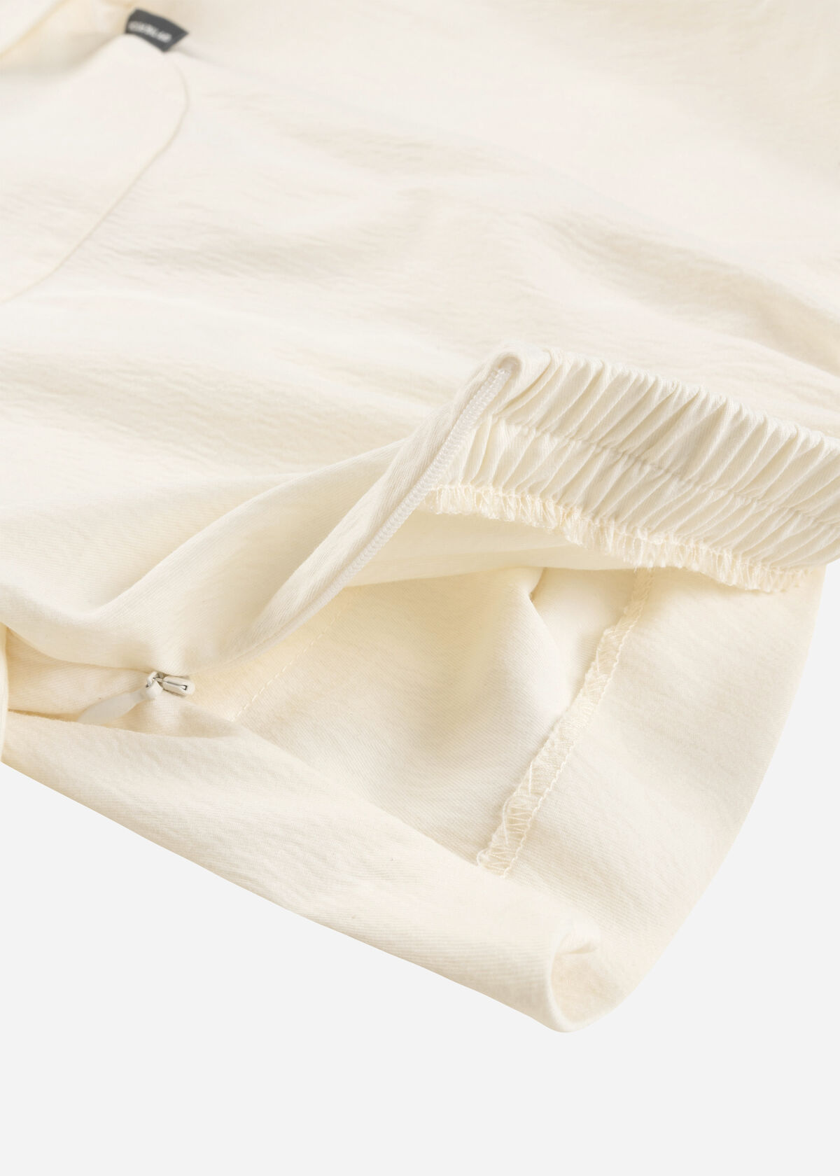 WMNS Cropped Shirt, Off white, hi-res