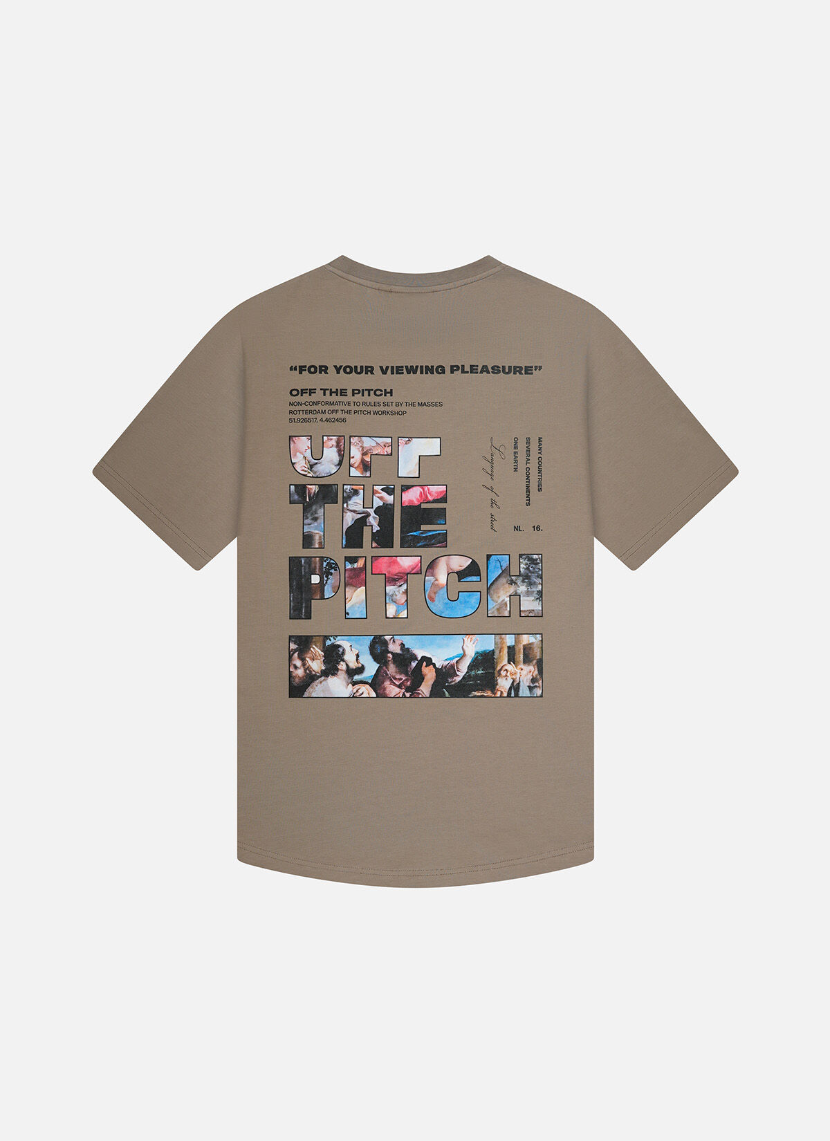 Saint Slim Fit Tee, Sand, hi-res