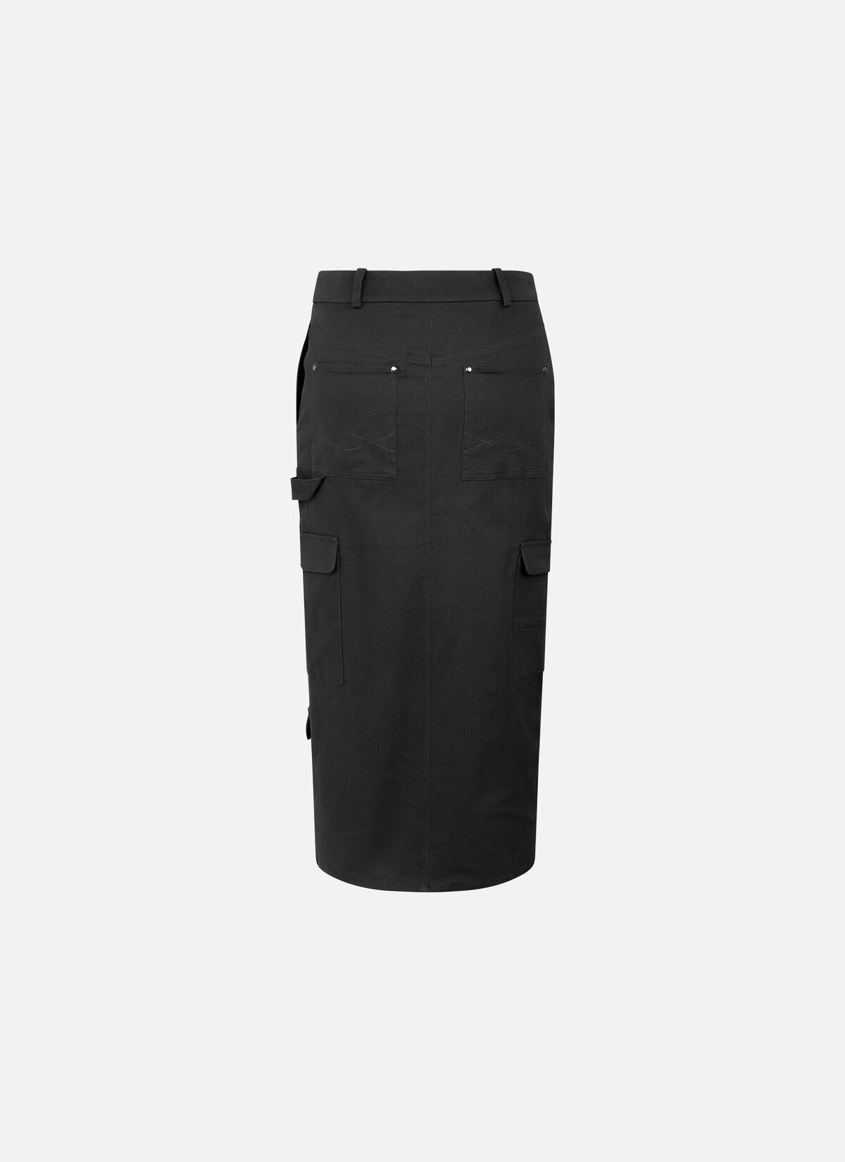 Carpenter Skirt, Black, hi-res