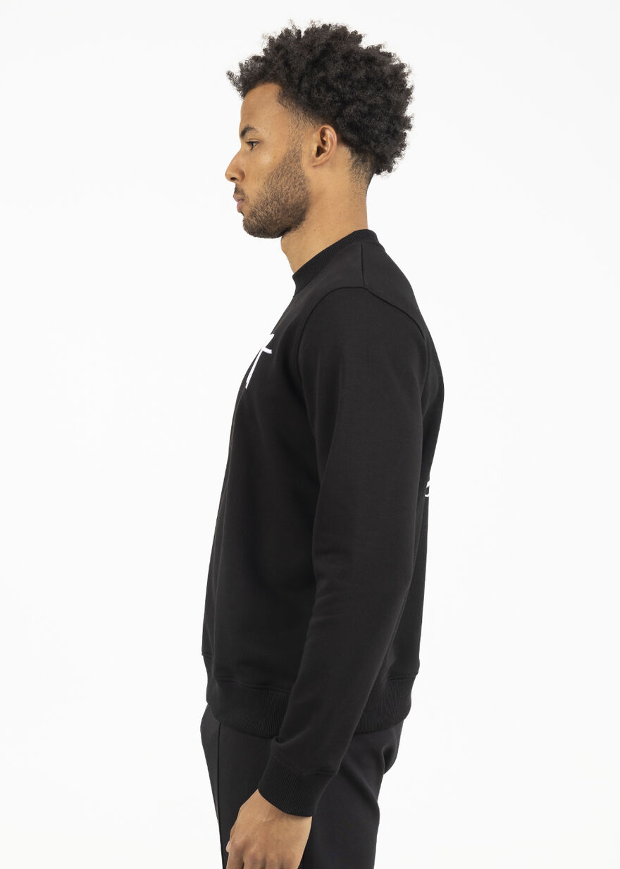 Sweat Bee Crewneck - 65% Cotton / 35% Polyster, Black, hi-res