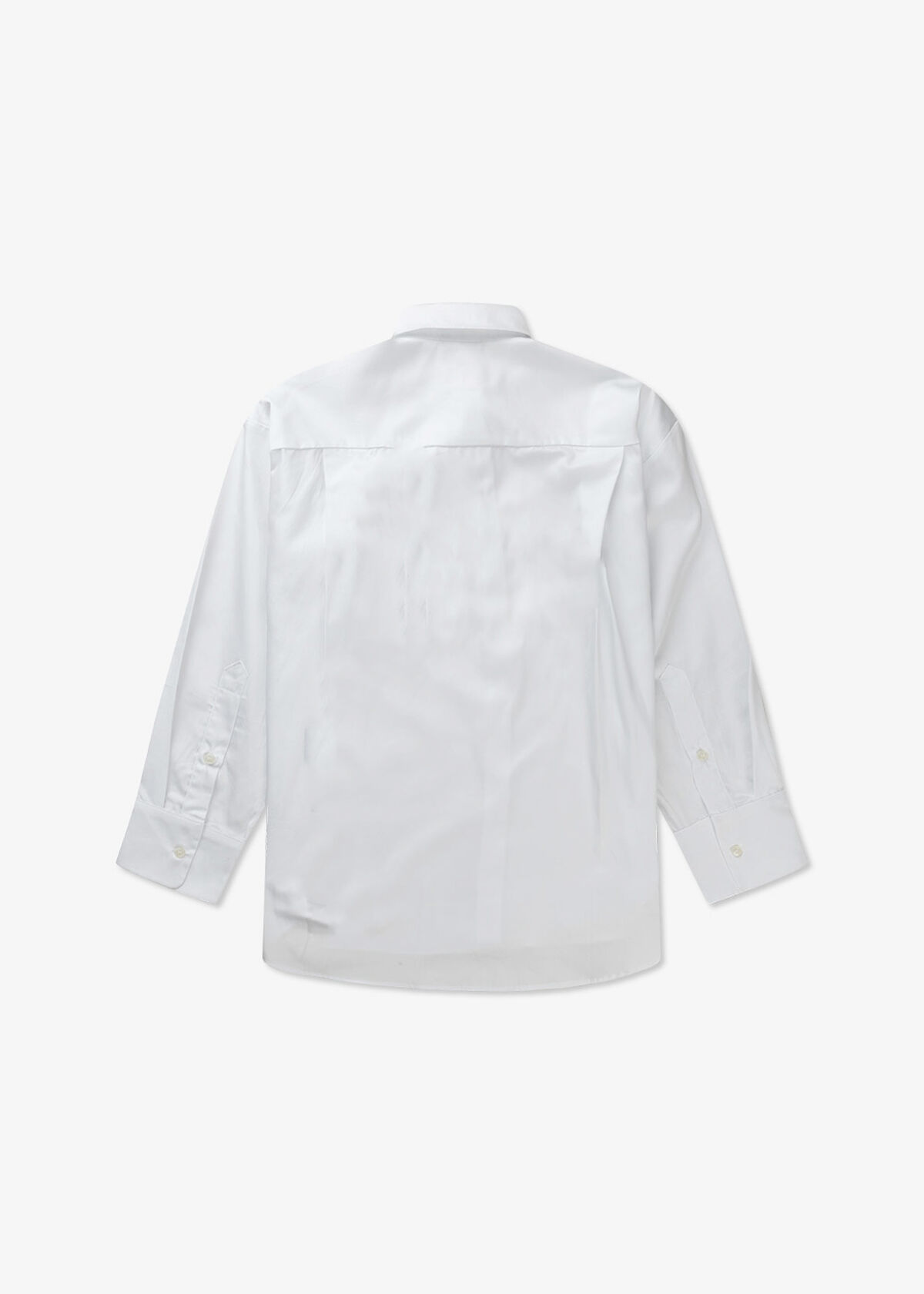 Oversized Chalk Shirt Women, White, hi-res
