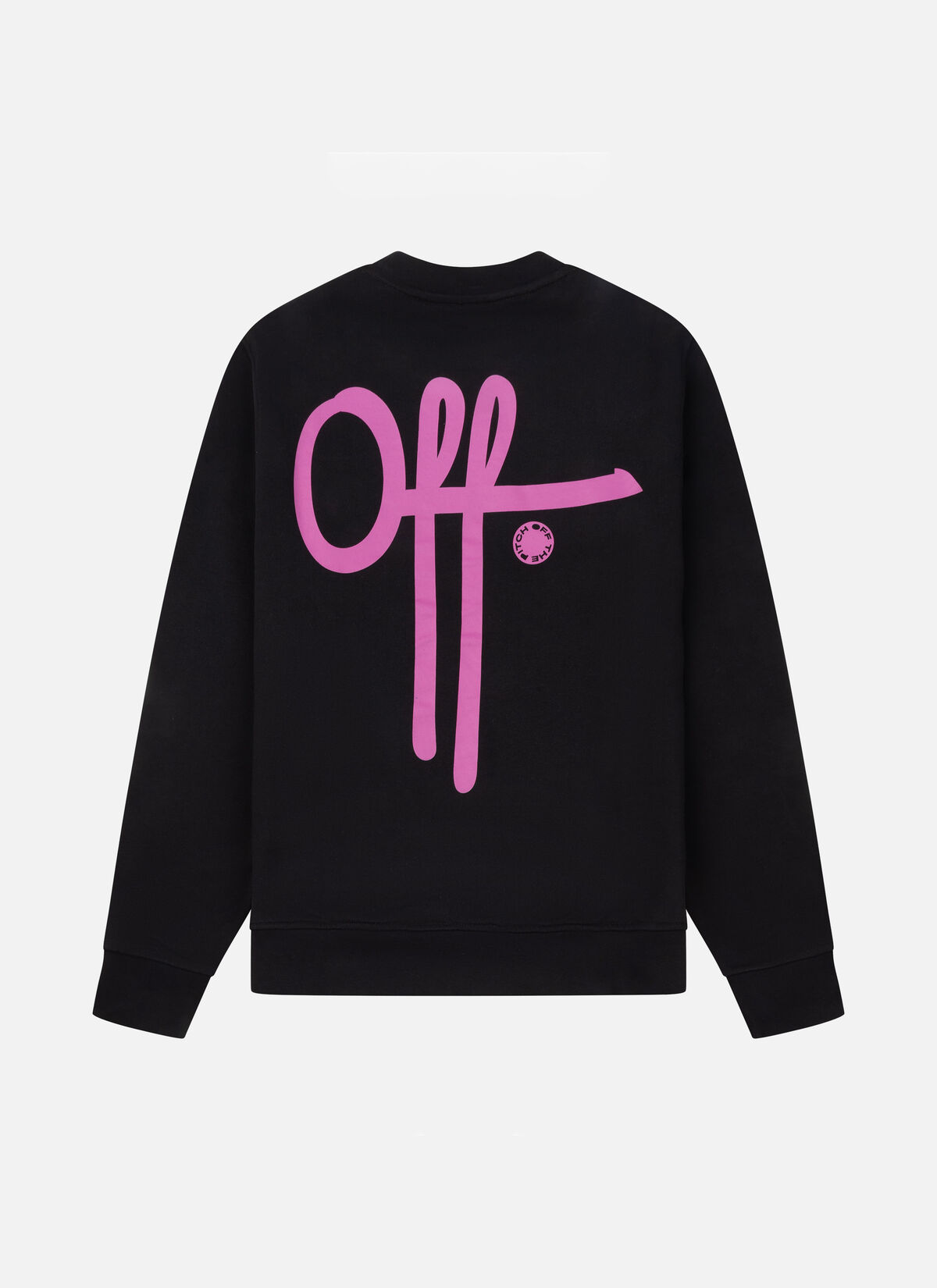 Full Stop Crewneck, Black, hi-res