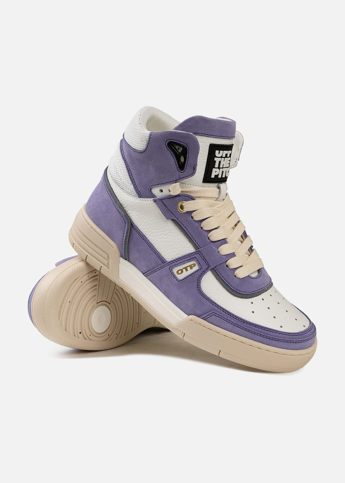 Basketta Hi - Silky Suede, Purple/White, hi-res