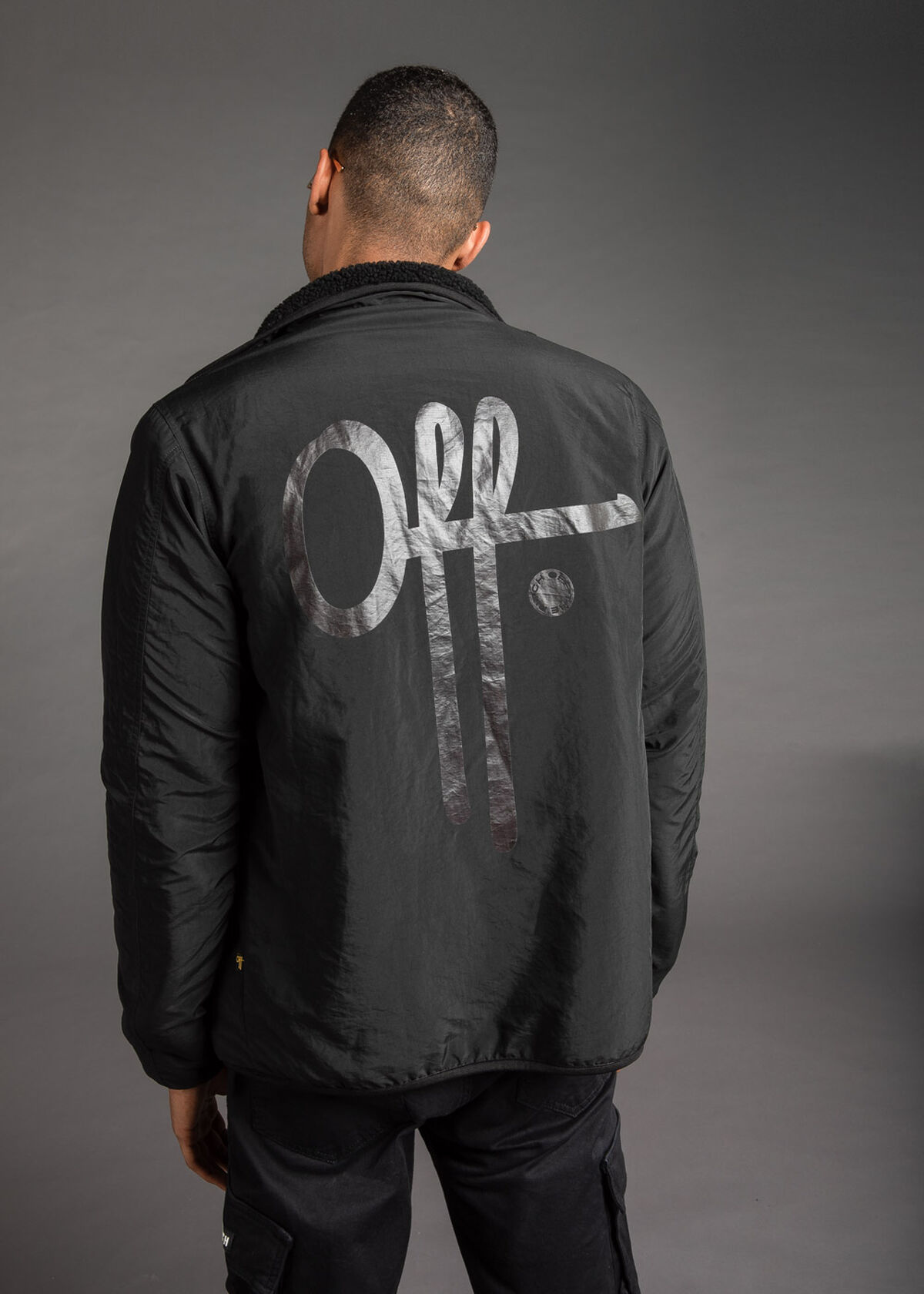 The Caregiver Reversible jacket, Black, hi-res