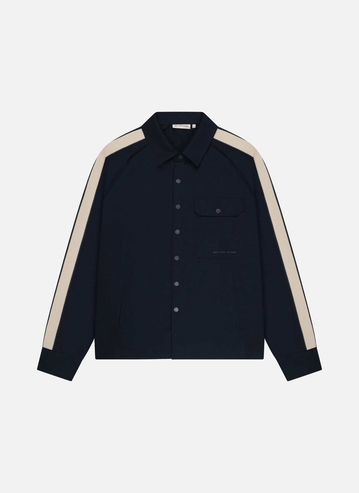 Fraction Smart Overshirt, Navy, hi-res