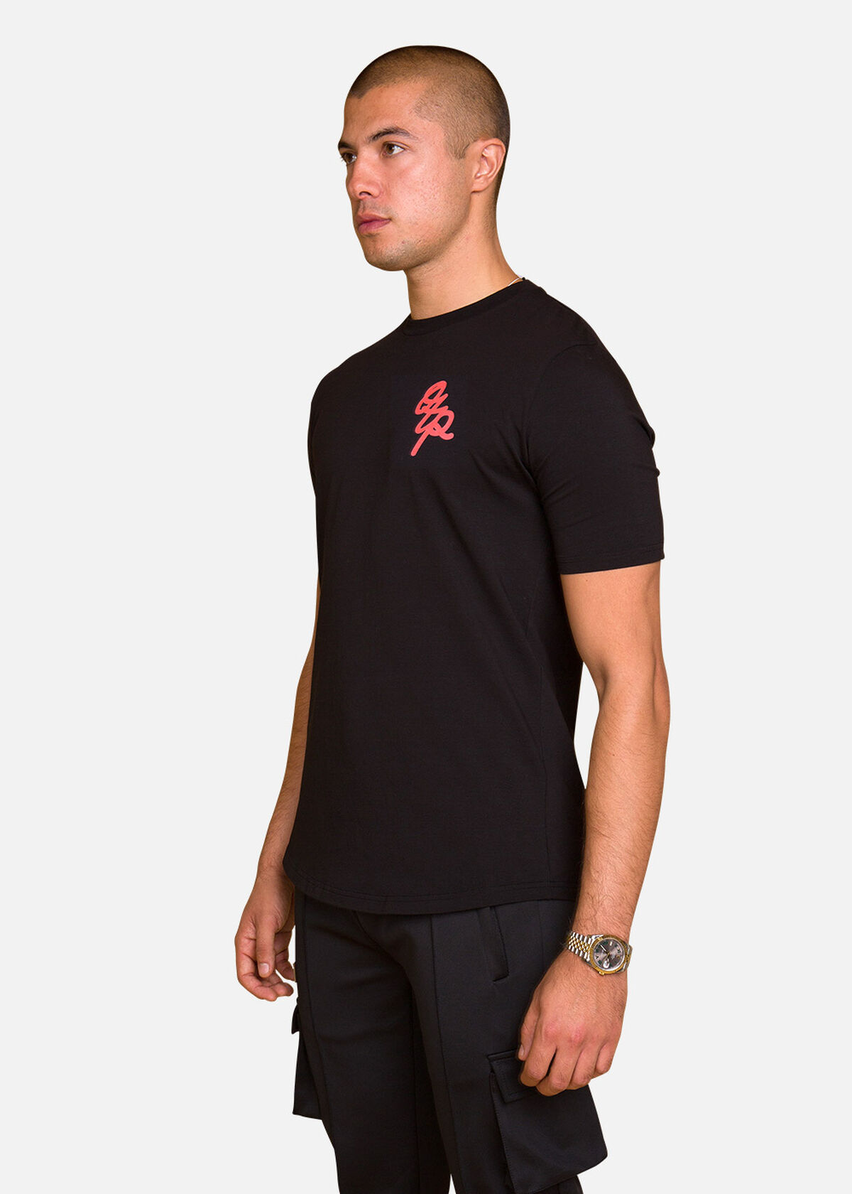 Bright Brush Tee, Black, hi-res