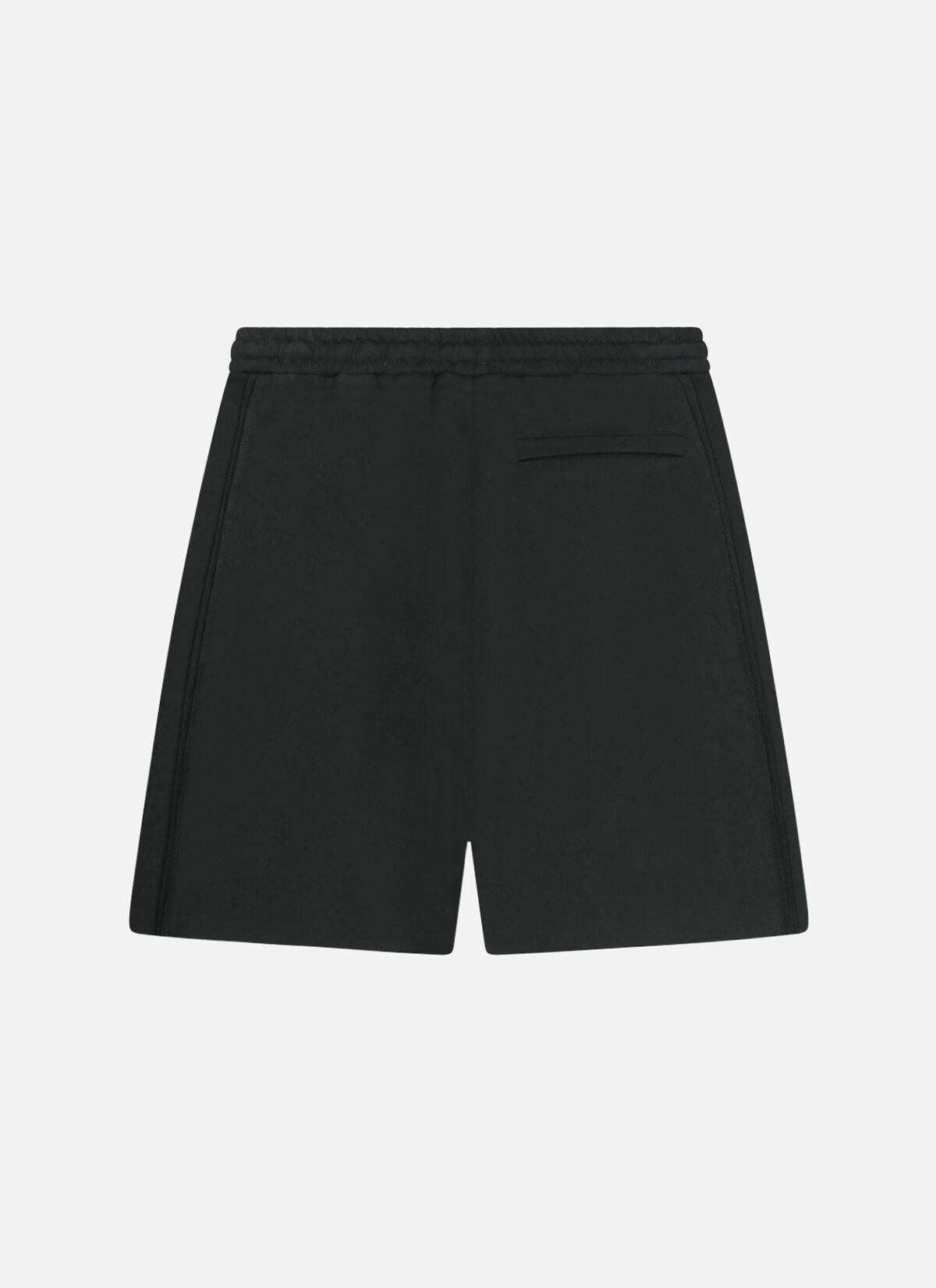 Raw Edge Echo Shorts, Black, hi-res