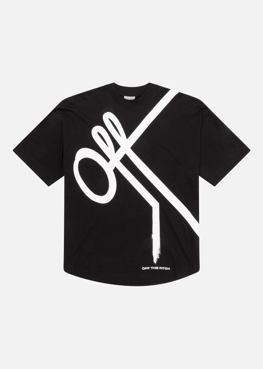 Direction Oversized Tee Unisex, Black, hi-res