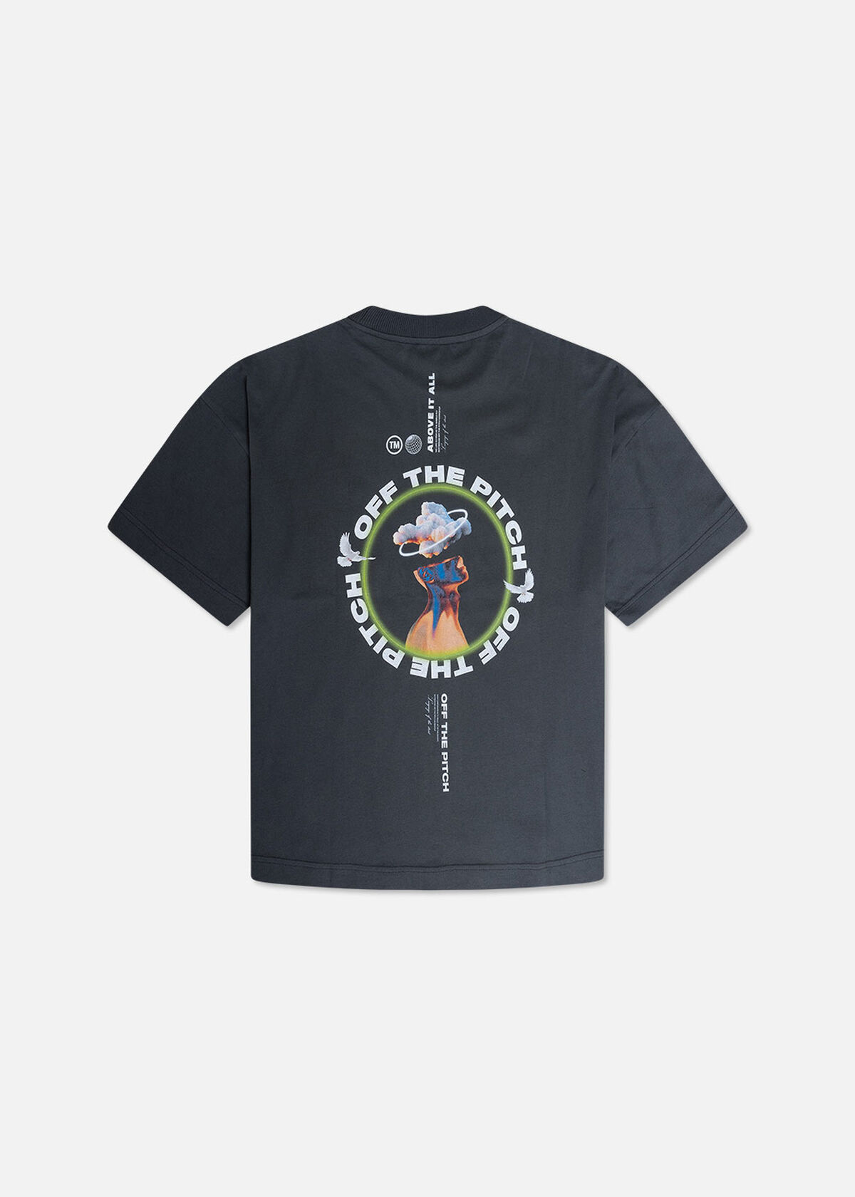 Sky- High Oversized Tee Unisex, Dark grey, hi-res