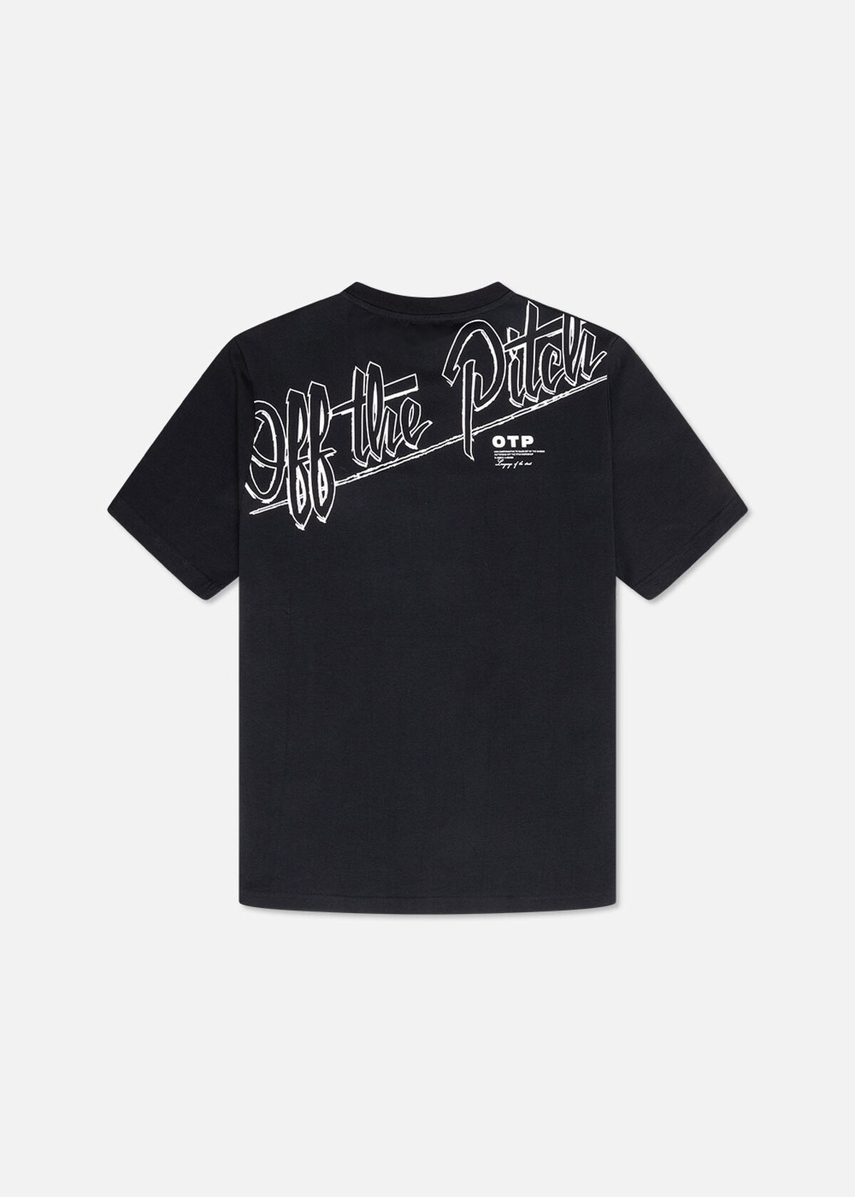 Script Regular Fit Te, Black, hi-res