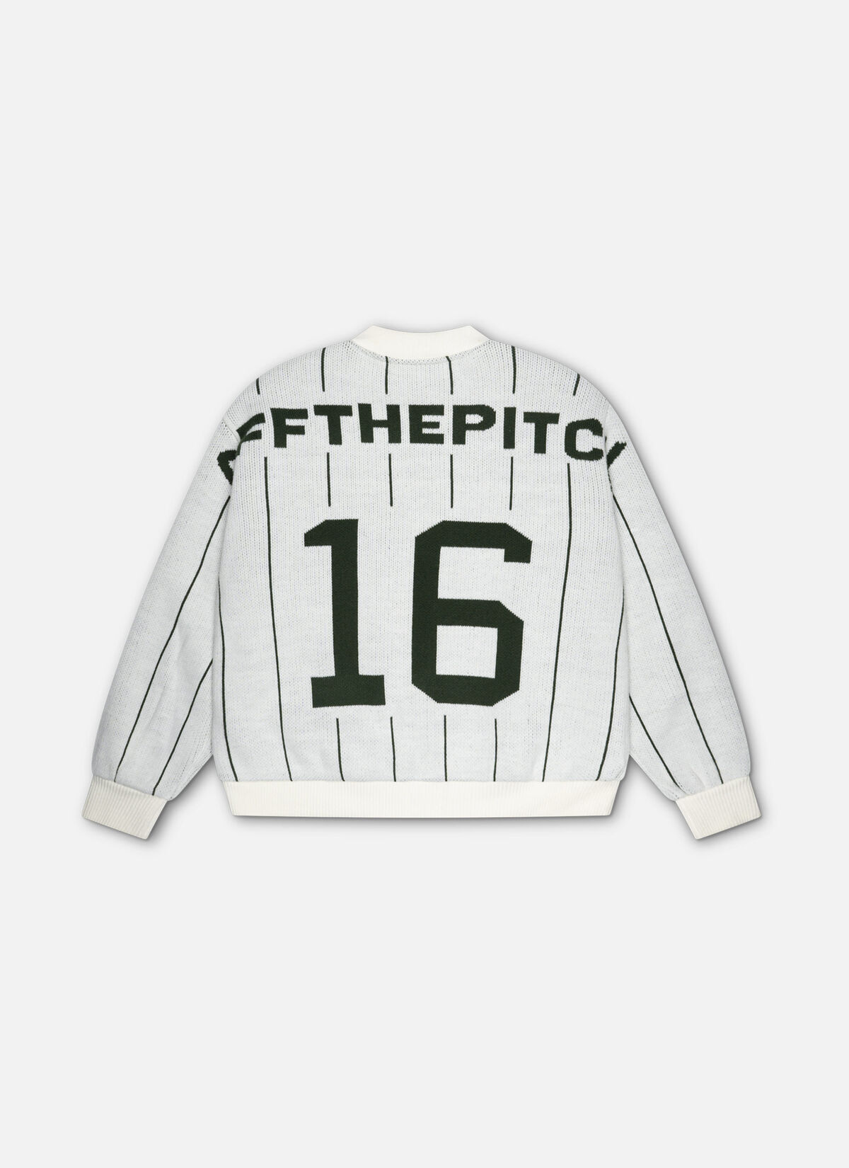 Knitted Champ Jacket, Off white, hi-res