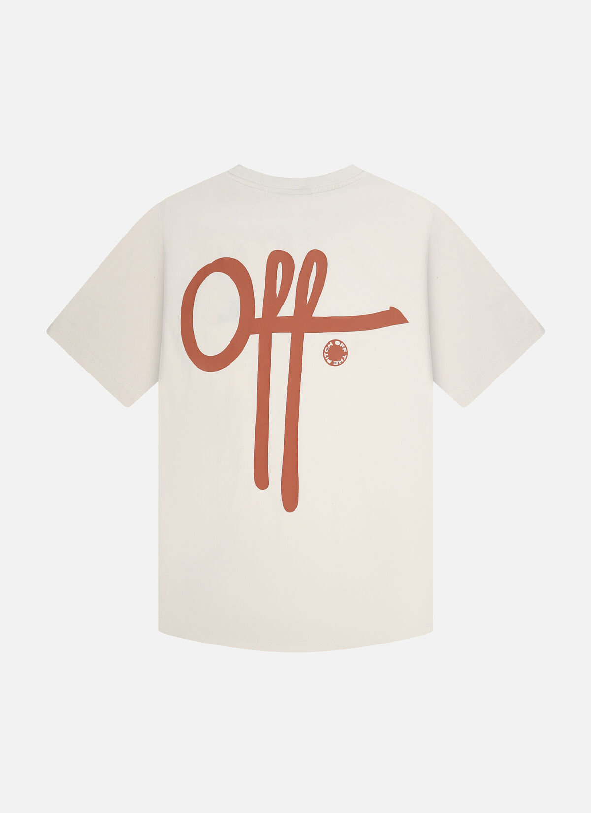 Full Stop Slim Fit Tee, Off white, hi-res
