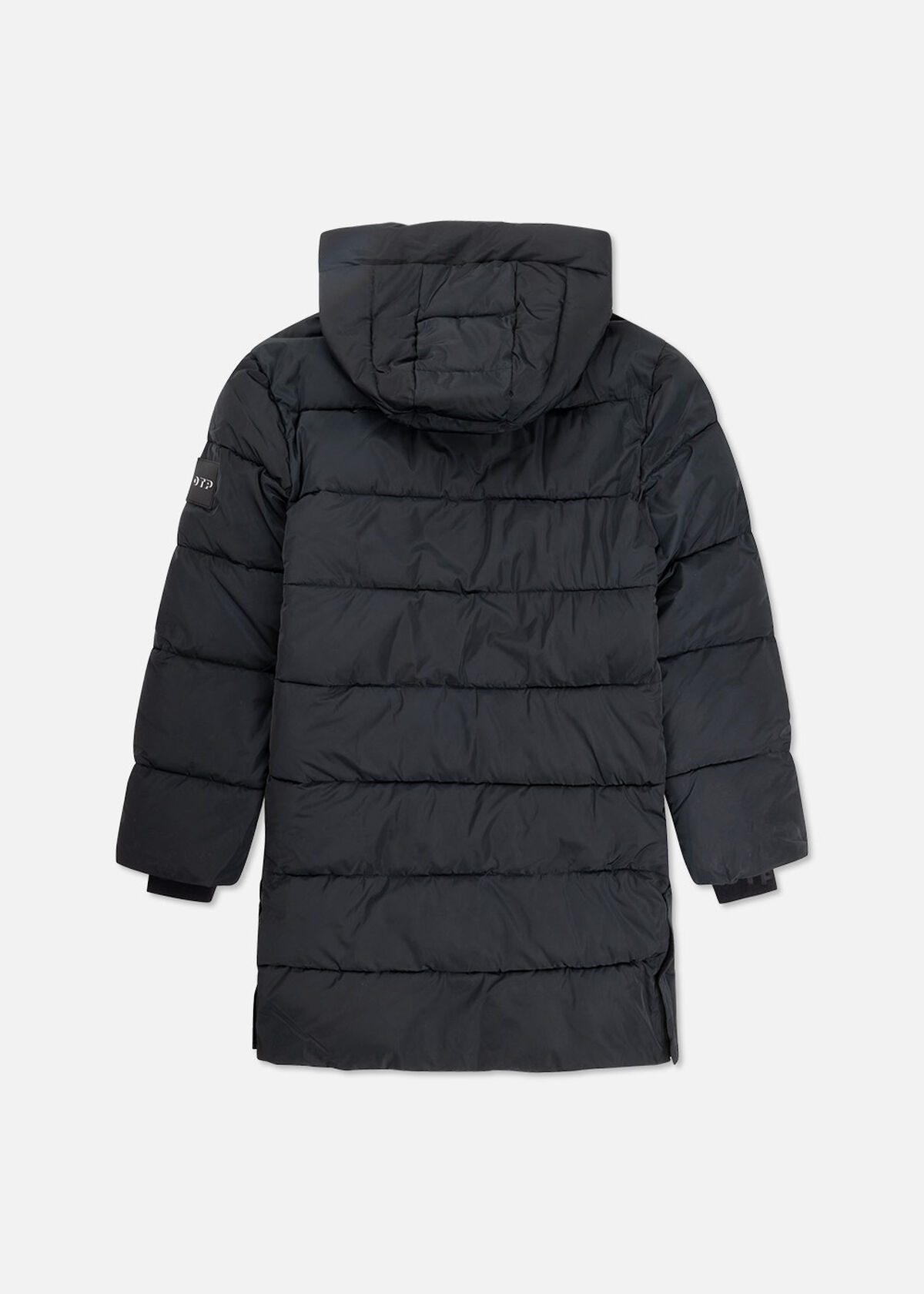 Longline Puffer, Black, hi-res