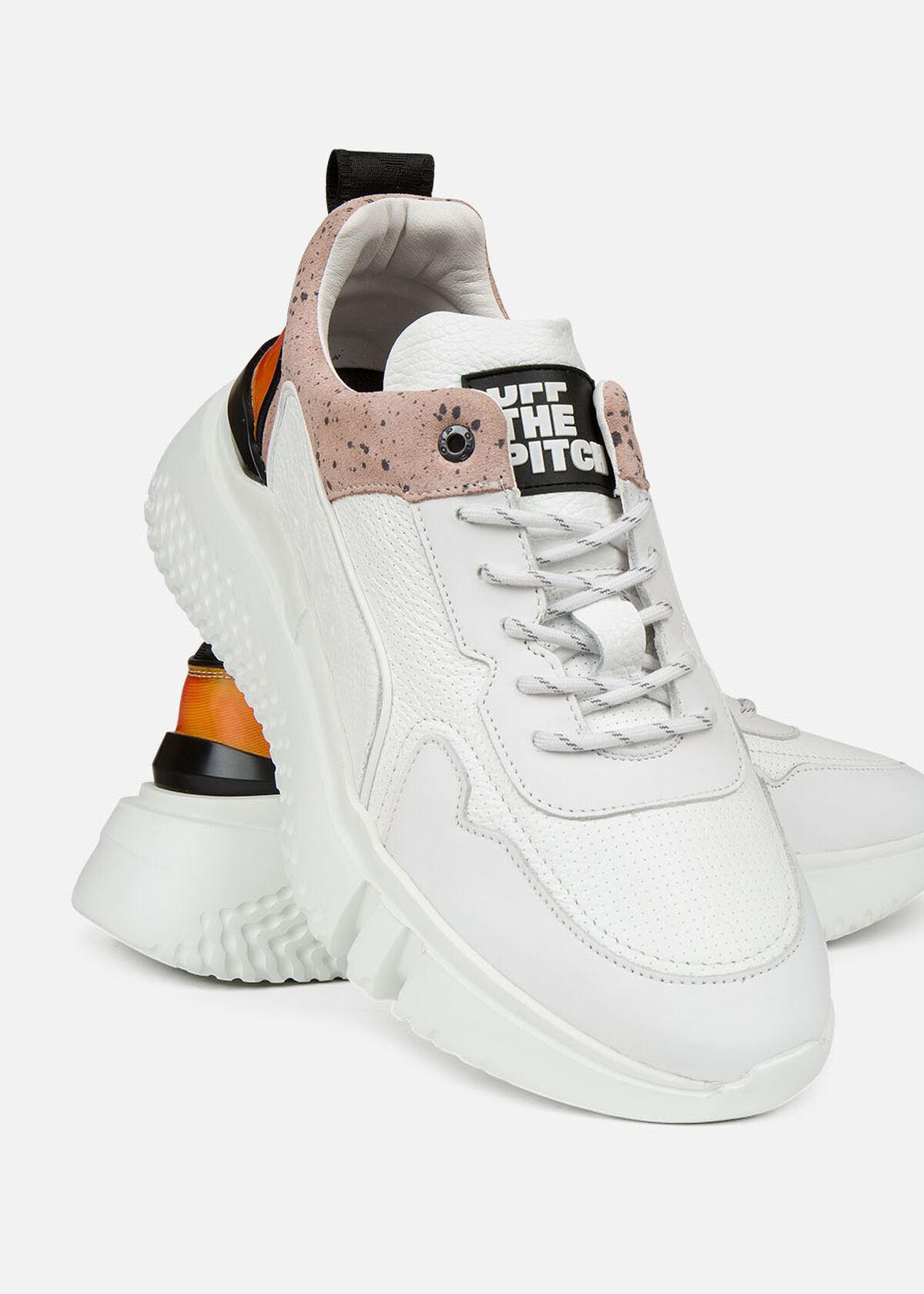 Treble Runner - White - Leather, White, hi-res