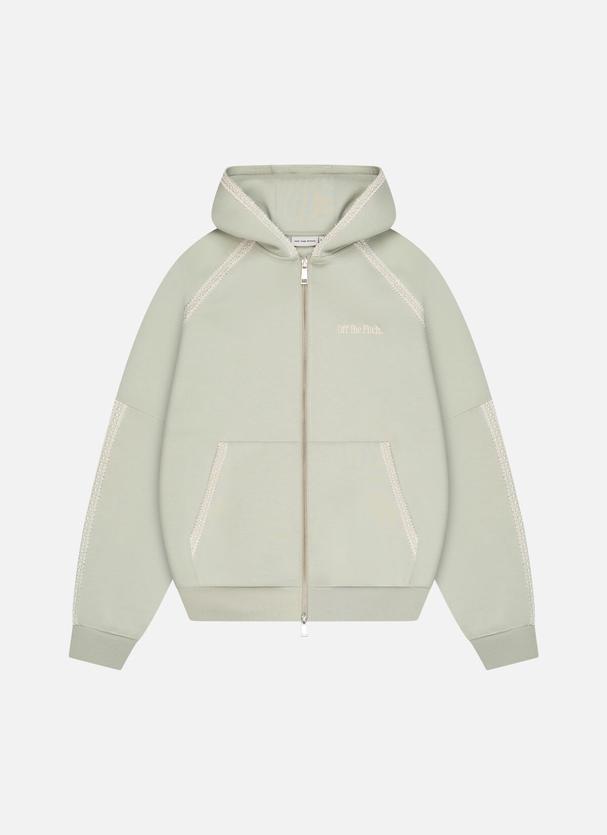 Adorment Zip Hood, Khaki, hi-res