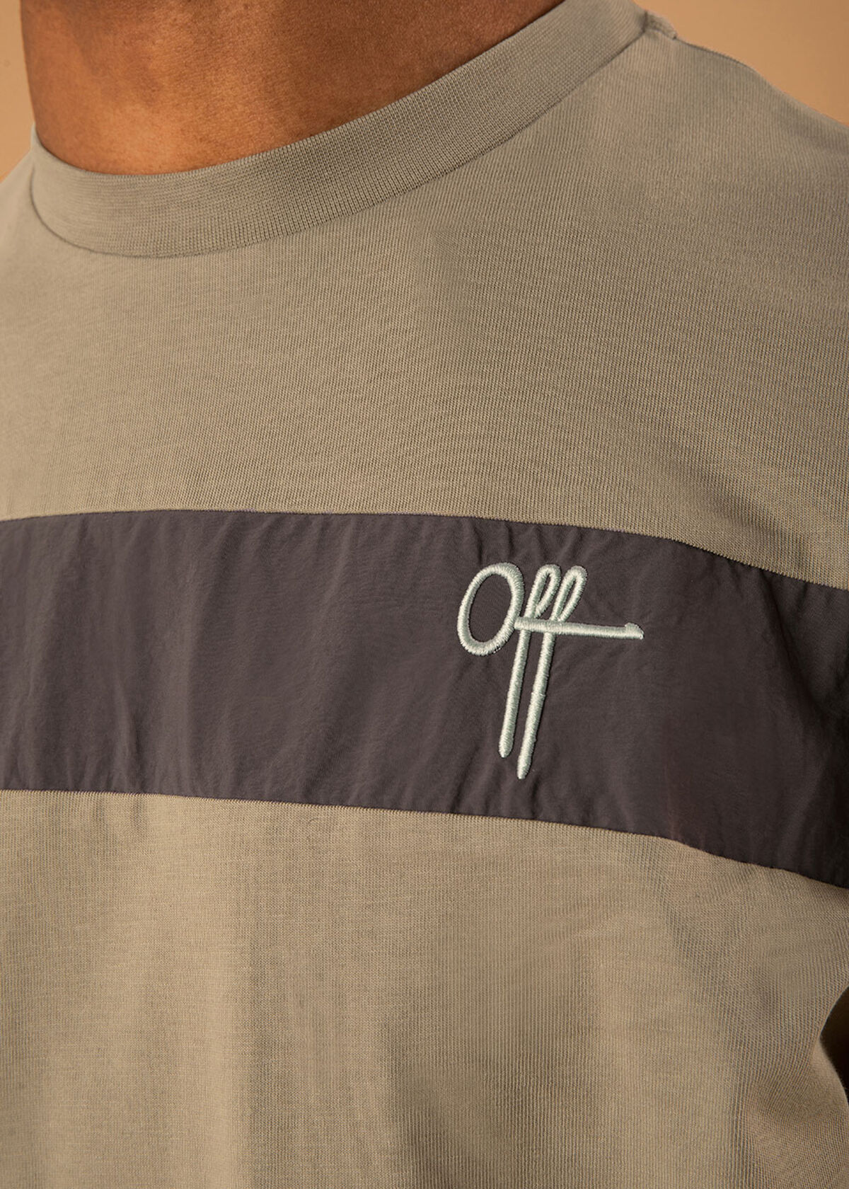 The Comet Regular Tee - Light Grey - 100% Cotton, Green, hi-res