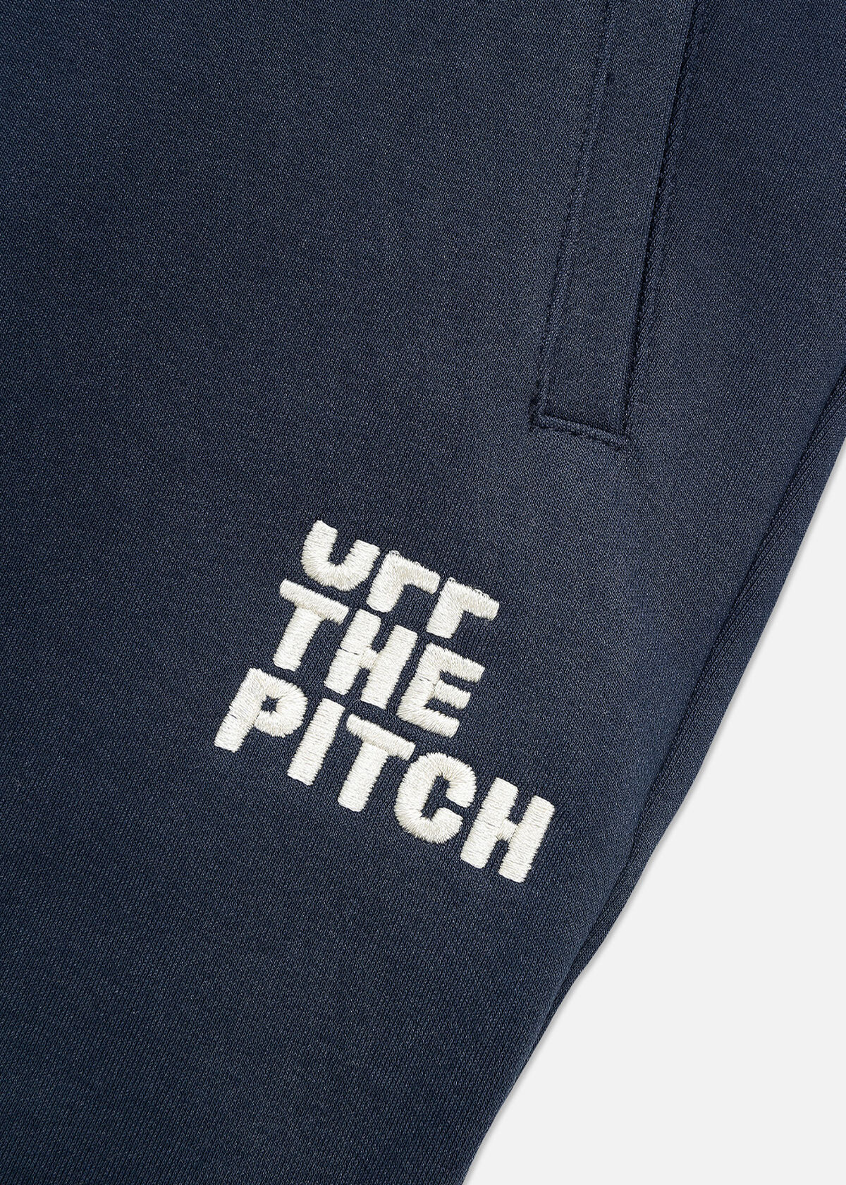 Offset Jogger - 78% Cotton/17% Polyester/5% Elasta, Navy/Black, hi-res
