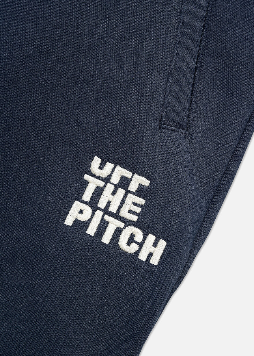 Offset Jogger - 78% Cotton/17% Polyester/5% Elasta, Navy/Black, hi-res