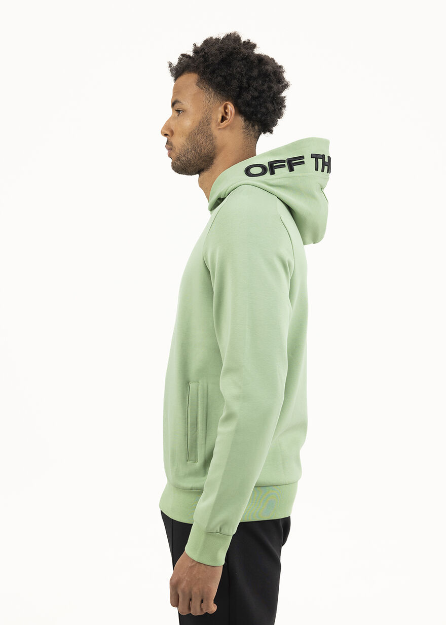 Private Pitch Hood - 75% Cotton / 20% Polyester / , Green/White, hi-res