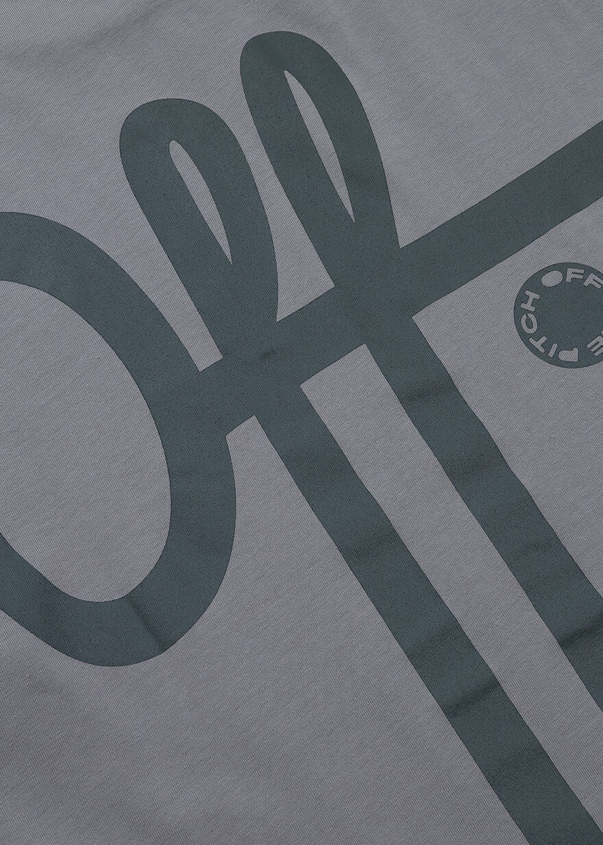 Fullstop Slim Tee 2.0 - 95% Cotton / 5% Elastane, Grey, hi-res