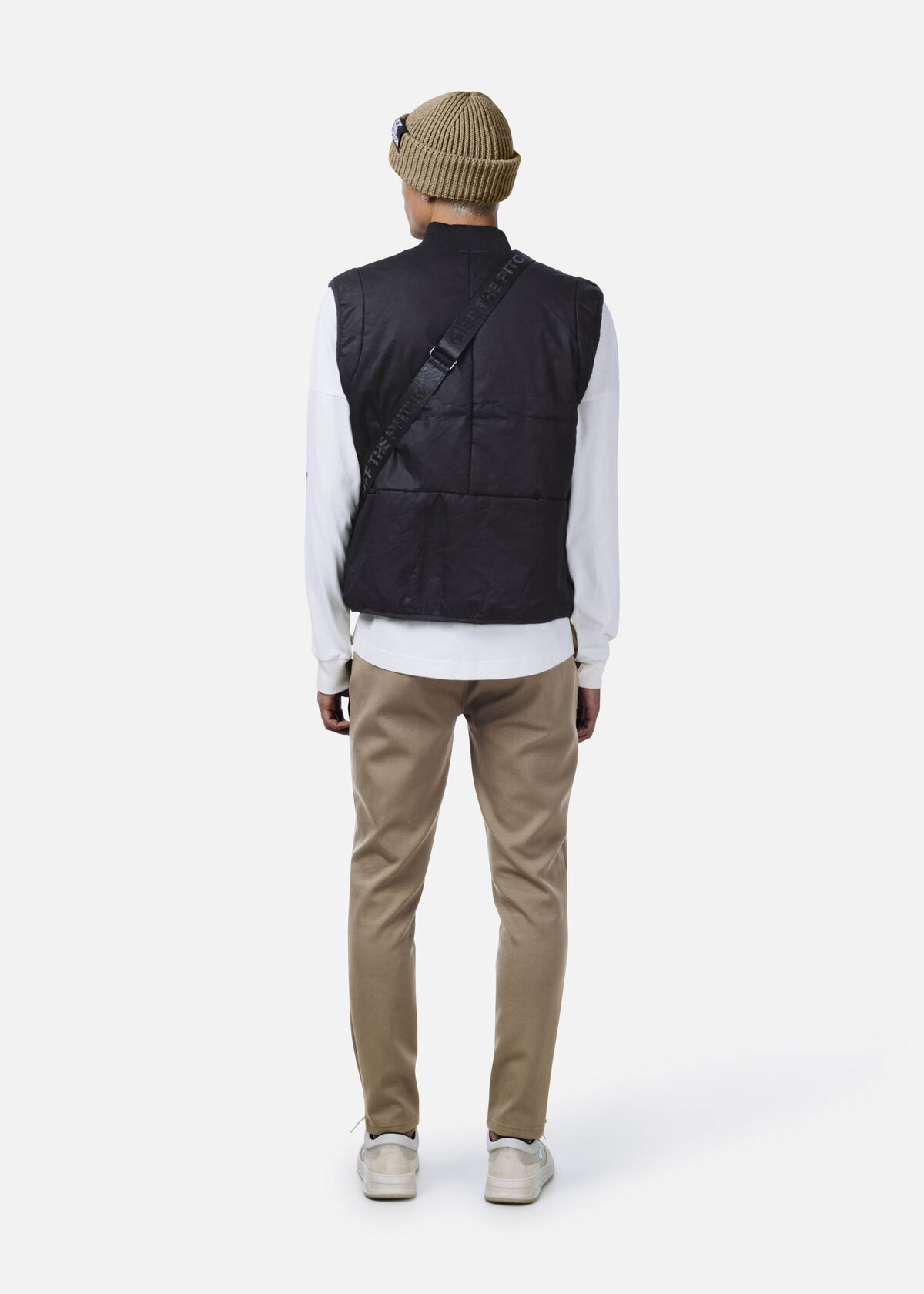 Padded Gilet, Black, hi-res