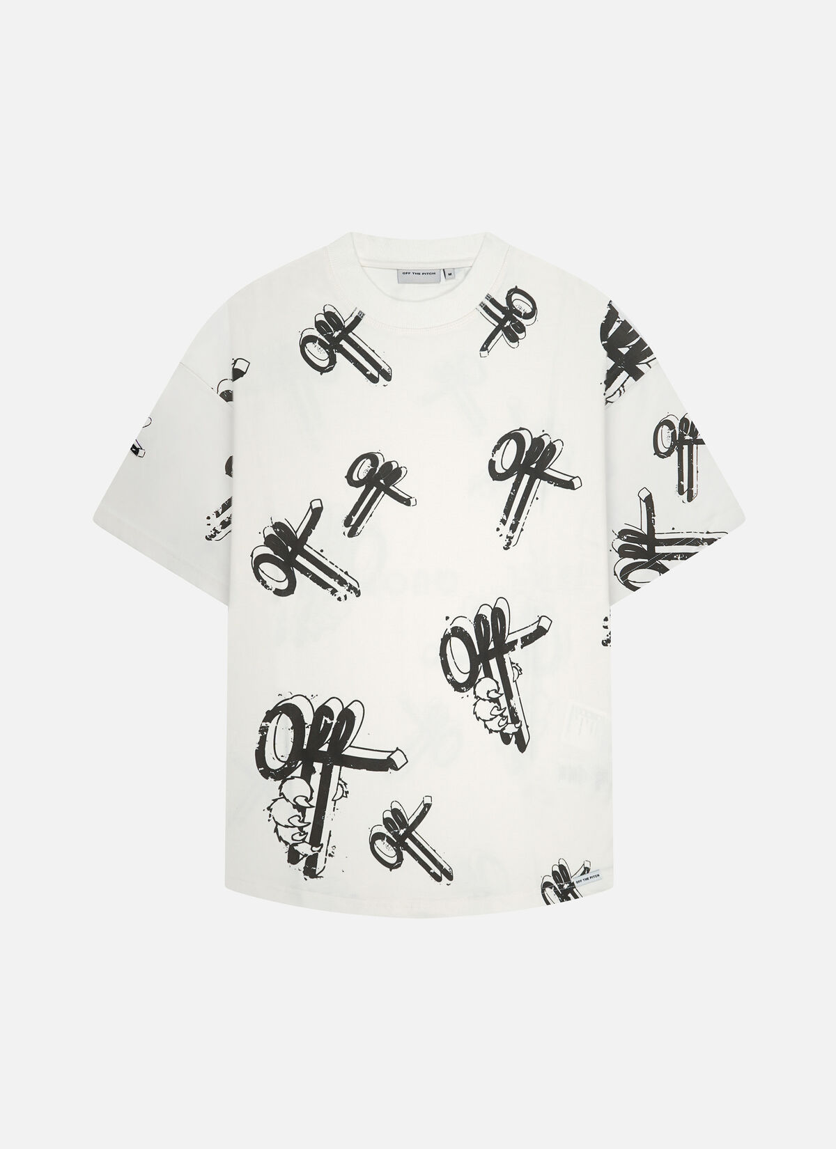 Off Mark Oversized Tee, Off white, hi-res