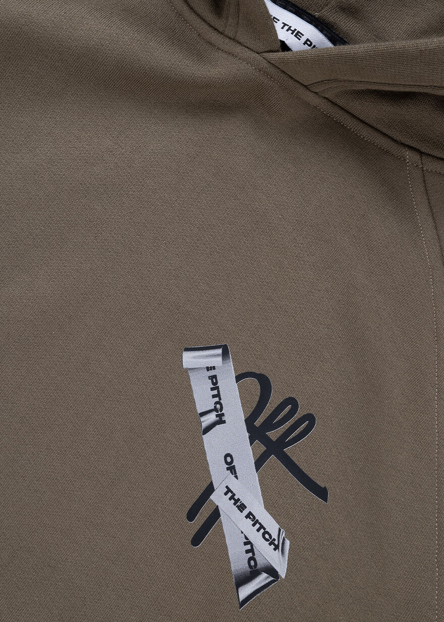 Tape Off Oversized Hood, Army green, hi-res