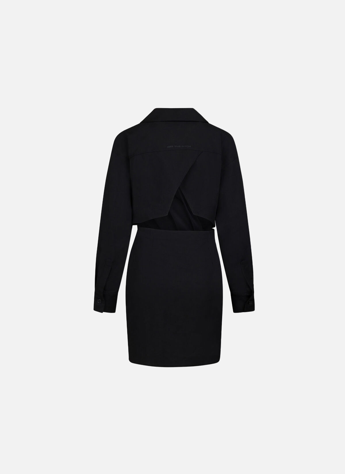 Pleated Vira Dress, Black, hi-res