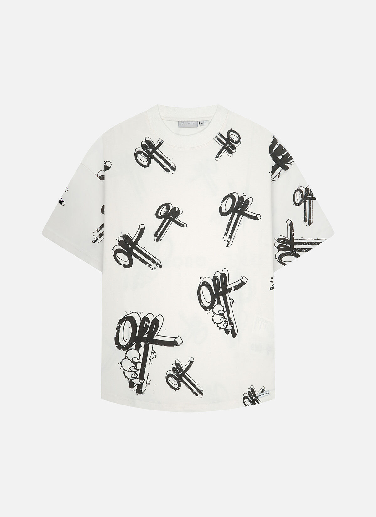 Off Mark Oversized Tee, Off white, hi-res