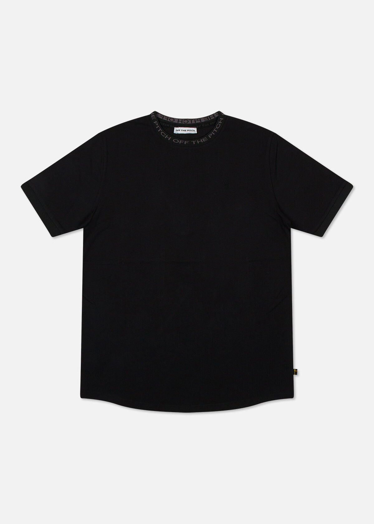 The Solar Slimfit Tee - Light Grey - 95% Cotton 5%, Black, hi-res