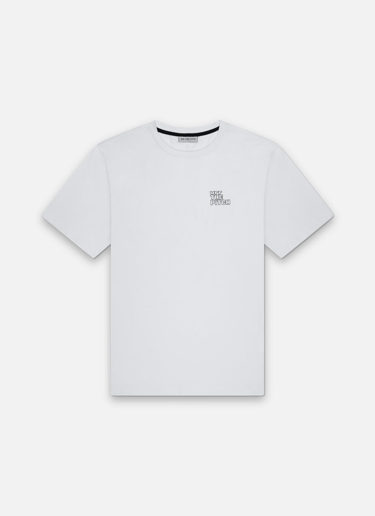 Outline Regular Tee, White, hi-res