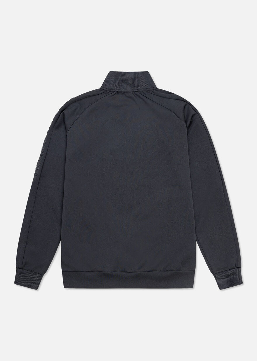 Leisure Track Jacket - 95% Polyester / 5% Elastane, Black, hi-res